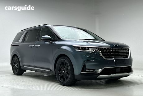 Blue 2020 Kia Carnival Wagon Platinum