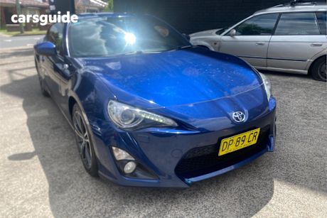 Blue 2013 Toyota 86 Coupe Gts