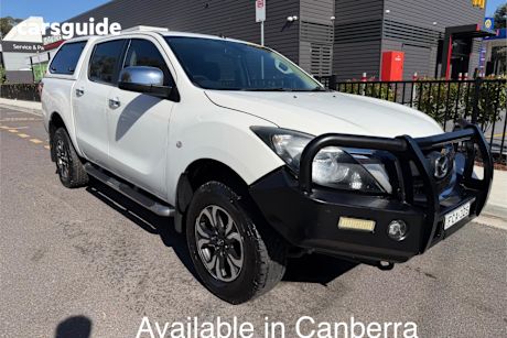 White 2016 Mazda BT-50 Dual Cab Utility Xtr (4X2)