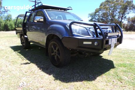 Blue 2015 Isuzu D-MAX Crew Cab Utility Ls-U Hi-Ride (4X4)