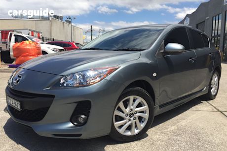 Grey 2012 Mazda 3 Hatchback Maxx Sport