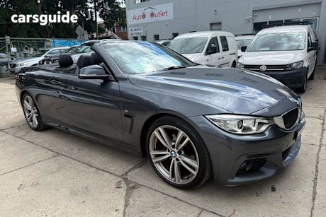 Grey 2015 BMW 420I Convertible Sport Line