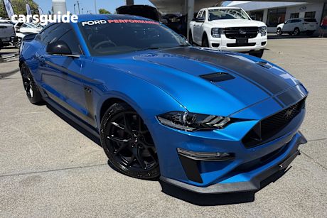 Blue 2020 Ford Mustang Fastback R-Spec
