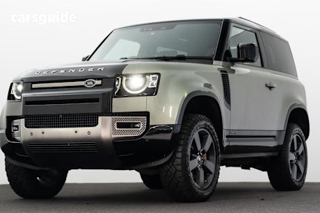 Green 2021 Land Rover Defender Wagon 90 P400 X (294Kw)