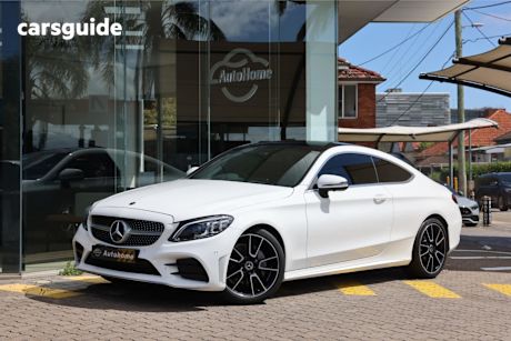 White 2019 Mercedes-Benz C300 Coupe