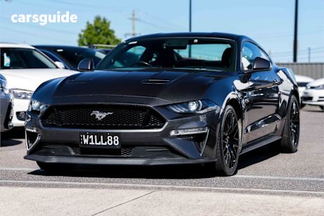 Grey 2018 Ford Mustang Coupe Fastback Gt 5.0 V8