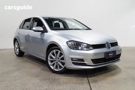 Silver 2016 Volkswagen Golf Hatchback 110 Tdi Highline