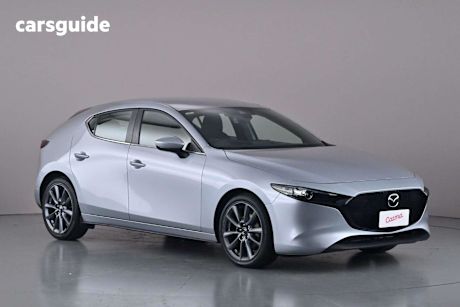 Silver 2021 Mazda 3 Hatchback G20 Evolve
