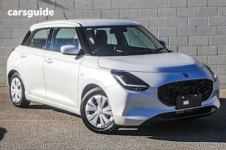 White 2025 Suzuki Swift Hatchback Hybrid