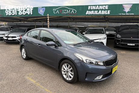 Blue 2017 Kia Cerato Sedan S