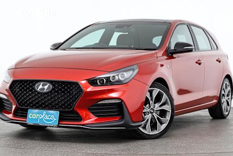 Orange 2022 Hyundai I30 Hatchback N Line Premium