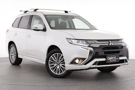 White 2018 Mitsubishi Outlander Wagon Phev (Hybrid) Es Adas