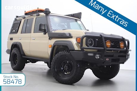 Grey 2024 Toyota Landcruiser Wagon Lc76 Gxl + Diff Locks