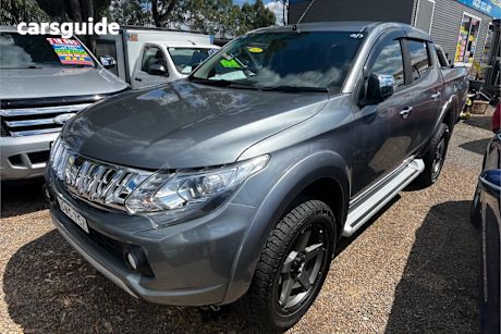 Grey 2018 Mitsubishi Triton Dual Cab Utility Gls (4X4)