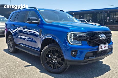Blue 2025 Ford Everest Wagon Sport (4Wd)
