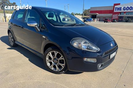 Blue 2013 Fiat Punto Hatchback Lounge