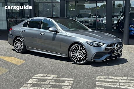 Grey 2022 Mercedes-Benz C300 Sedan Mhev