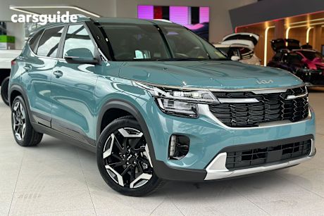 Blue 2025 Kia Seltos Wagon Gt-Line (Awd) (Two-Tone)