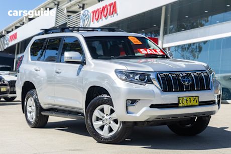 Silver 2018 Toyota Landcruiser Prado Wagon Gxl (4X4)