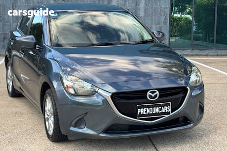 Grey 2014 Mazda 2 Hatchback Maxx