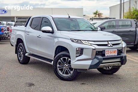 White 2019 Mitsubishi Triton Double Cab Pick Up Gls (4X4) Premium