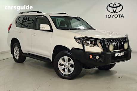 White 2021 Toyota Landcruiser Prado Wagon Gxl