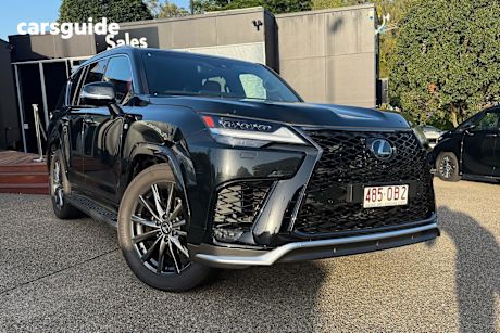 Black 2024 Lexus LX600 Wagon F Sport