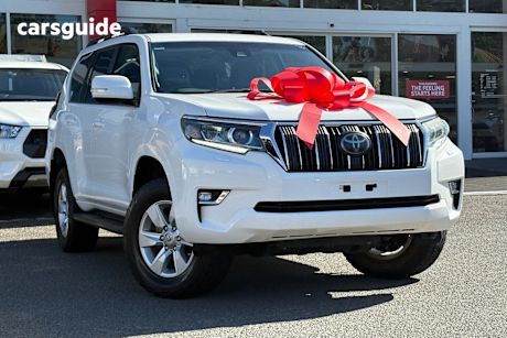 White 2019 Toyota Landcruiser Prado Wagon Gxl (4X4)