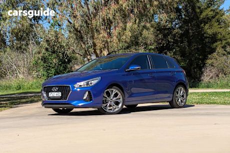 Blue 2019 Hyundai I30 Hatchback Active