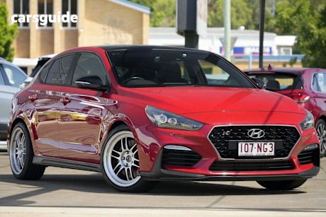 Red 2019 Hyundai I30 Fastback Fastback N Performance Lux