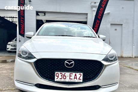 White 2022 Mazda 2 Hatchback G15 Evolve