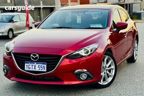 Red 2014 Mazda 3 Hatchback Sp25 Gt