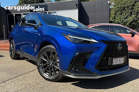 Blue 2025 Lexus NX450H+ Wagon F Sport + Ep2 Phev Awd