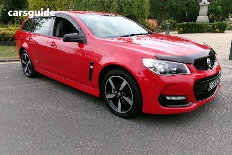 Red 2016 Holden Commodore Sportswagon Sv6 Black Pack