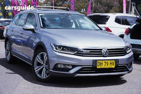 Silver 2018 Volkswagen Passat Wagon Alltrack 140 Tdi