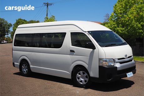 White 2016 Toyota HiAce Bus Commuter