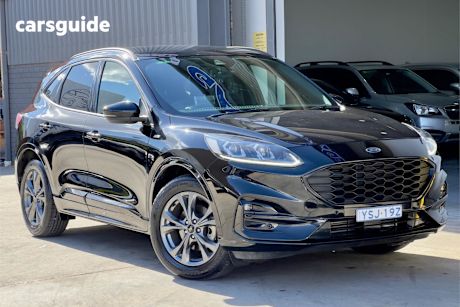 Black 2020 Ford Escape Wagon St-Line (Fwd)