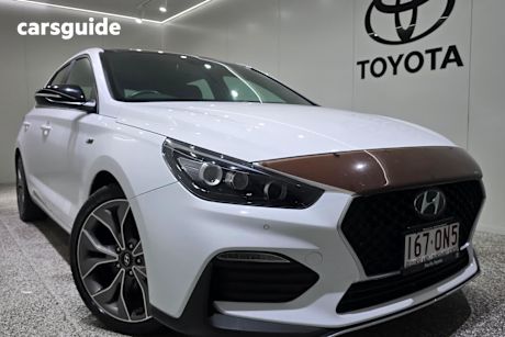 White 2022 Hyundai I30 Hatchback N Line Premium