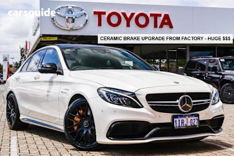 White 2017 Mercedes-Benz C63 Sedan S