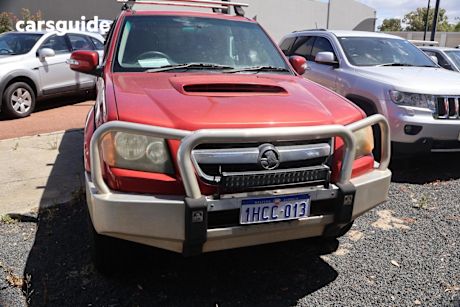 Red 2009 Holden Colorado Crew Cab Pickup Lx (4X4)