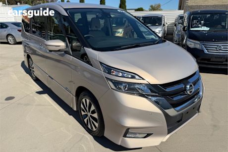 Beige 2017 Nissan Serena SUV HYBRID