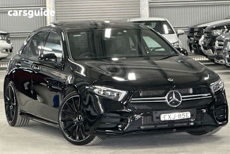 Black 2022 Mercedes-Benz A35 Hatchback 4Matic