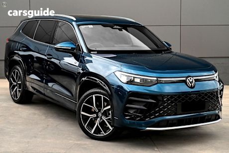 Blue 2025 Volkswagen Tayron Wagon 195Tsi R-Line 4Motion