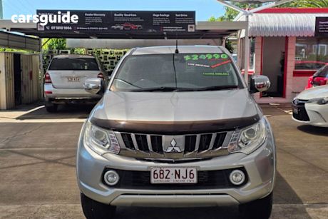 Silver 2016 Mitsubishi Triton Dual Cab Utility Exceed (4X4)