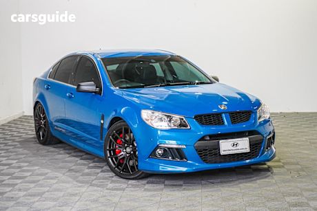 Blue 2014 HSV Clubsport Sedan R8