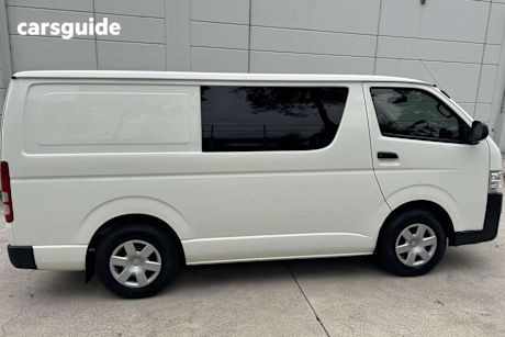 White 2016 Toyota HiAce Van Lwb