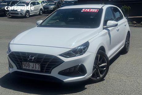 White 2022 Hyundai I30 Hatchback Elite