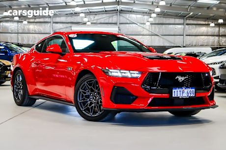 Red 2025 Ford Mustang Fastback Gt 5.0 V8