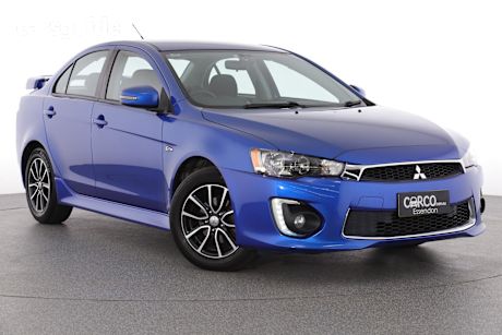 Blue 2016 Mitsubishi Lancer Sedan Es Sport