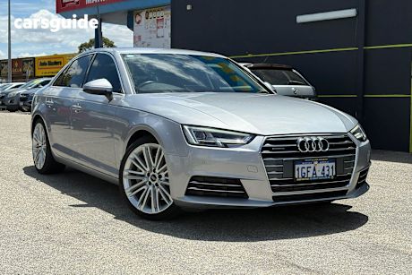 Silver 2017 Audi A4 Sedan 2.0 Tfsi Quattro S Tronic Spt